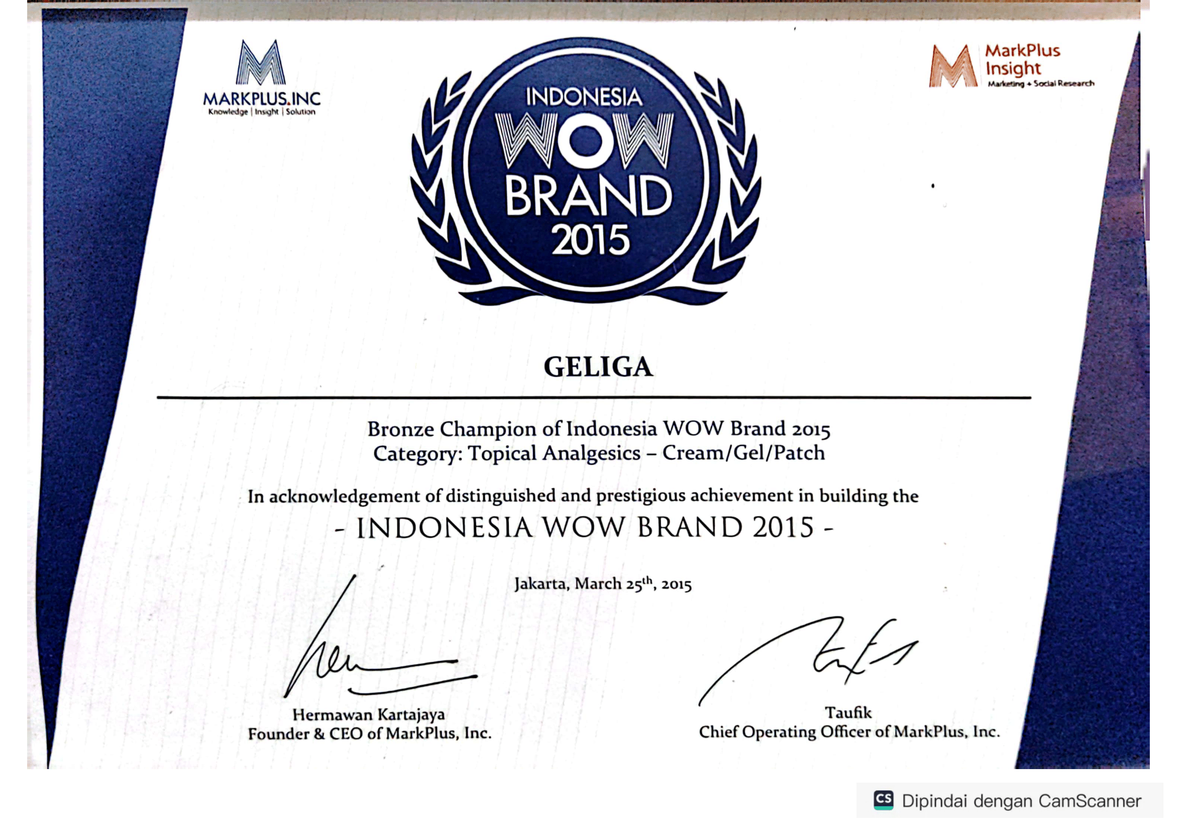 WoW Brand Award